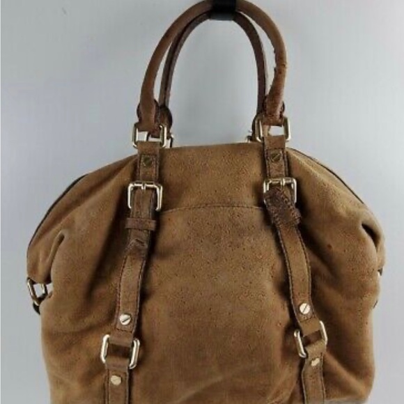Michael Kors (MK) Distressed Ostrich Handbag - Picture 2 of 9